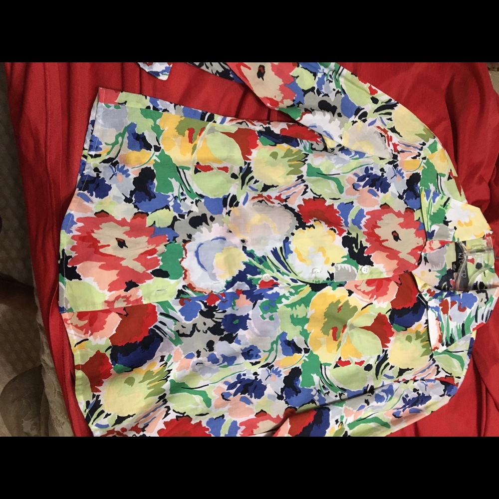 !!MID MONTH BIG SALE!! Blue floral pants set - Picture 3 of 12